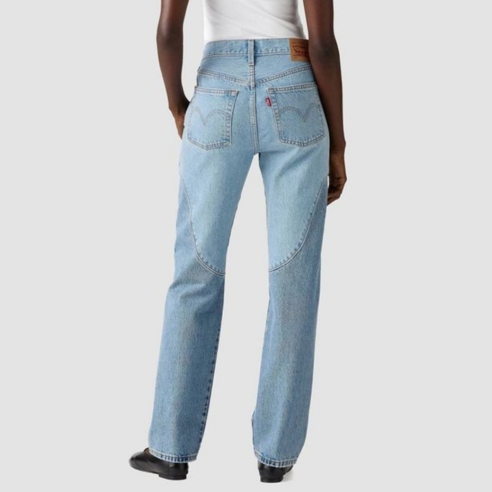 Levi's Original 501 Jeans - County Fair Straight Hiigh Rise Button Fly, Size 27 - Picture 4 of 6